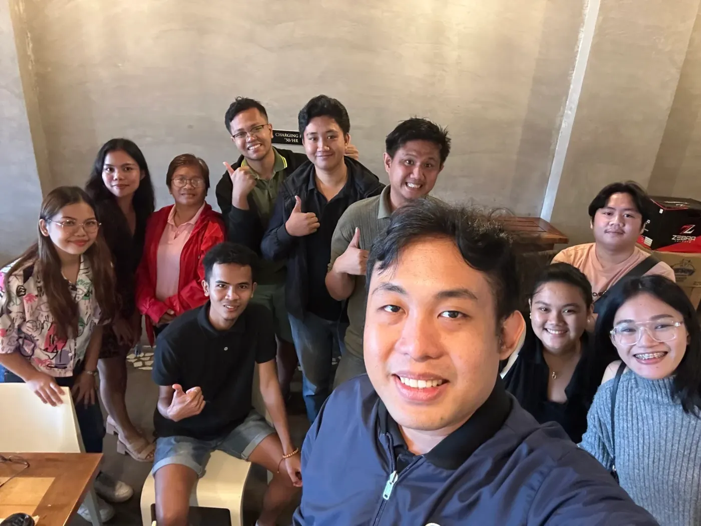 MOVERS volunteers together after an activity